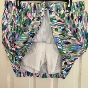 RBX Women's Multi-Color Abstract Mini Skort